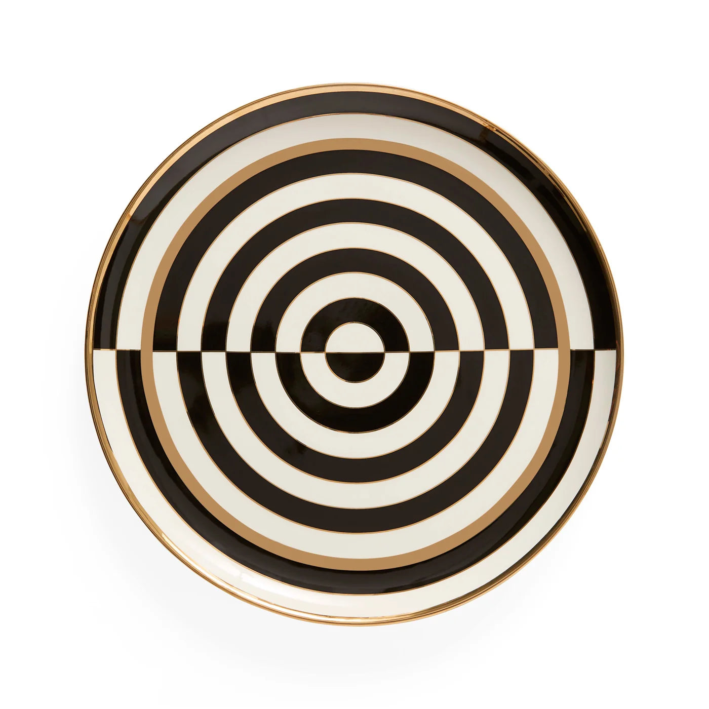Op Art Round Serving Tray. Jonathan Adler