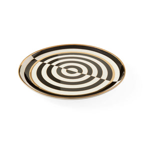 Op Art Round Serving Tray. Jonathan Adler