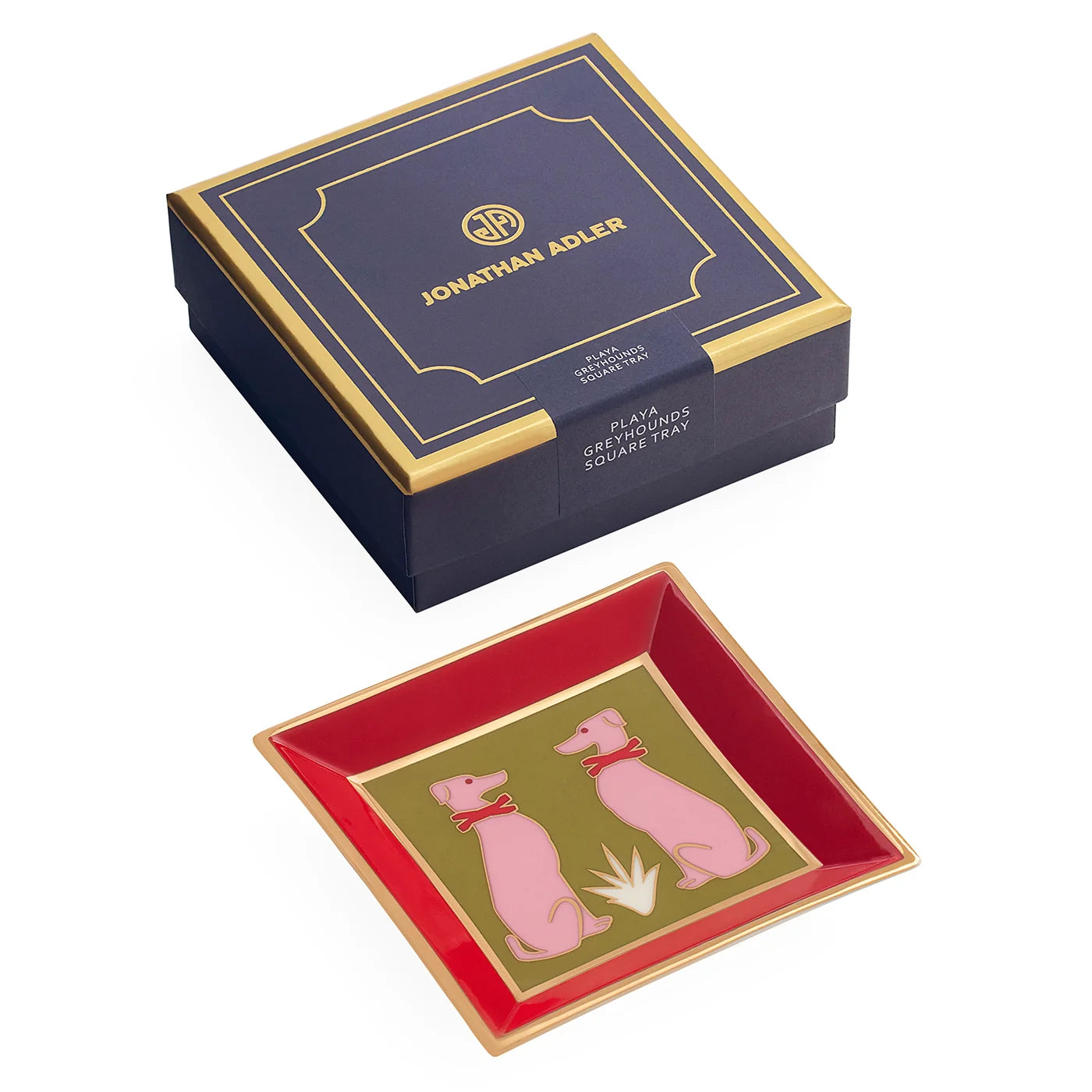 Greyhounds Square Tray. Jonathan Adler