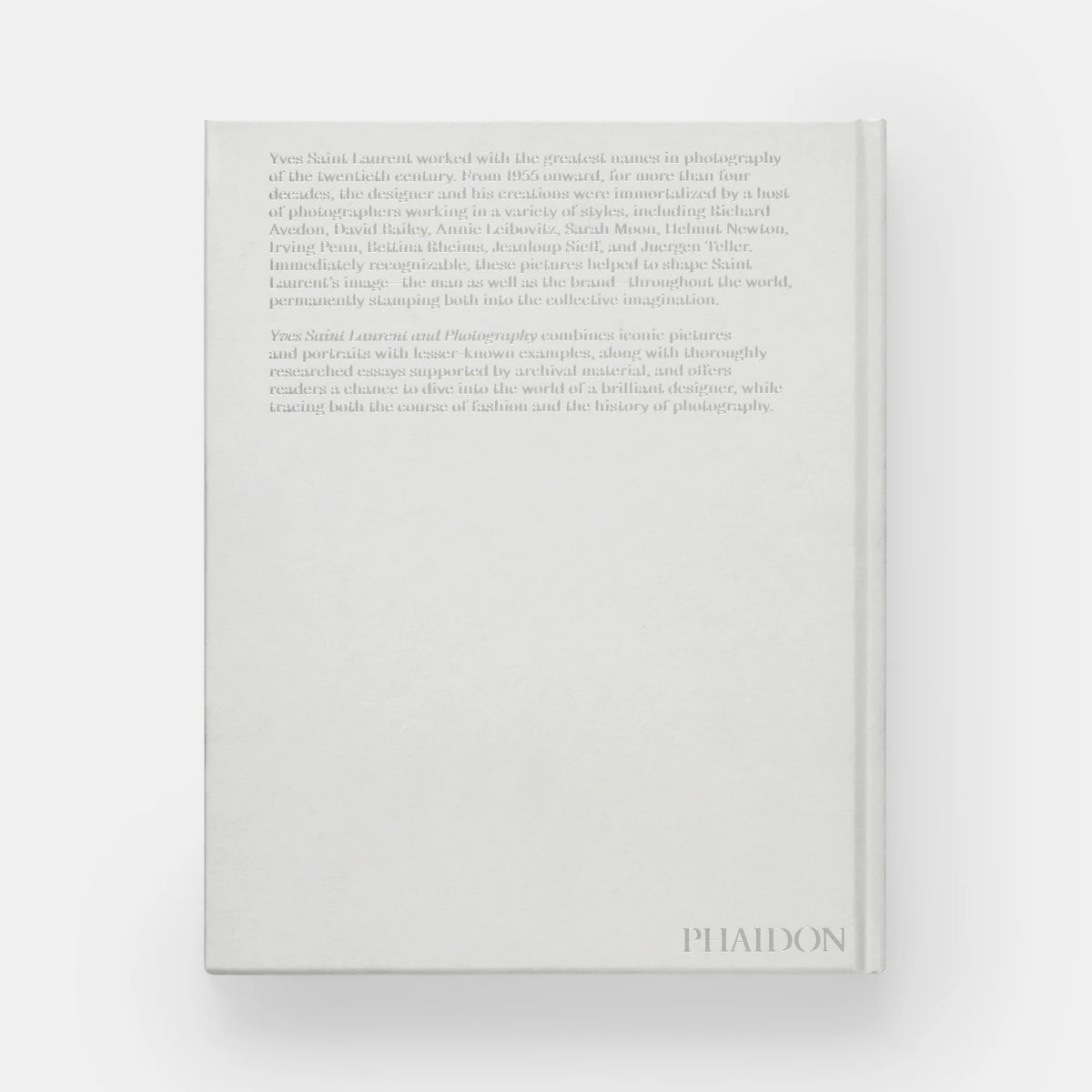 Yves Saint Laurent and Photography