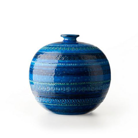 Ceramic Ball Vase. 23 cm