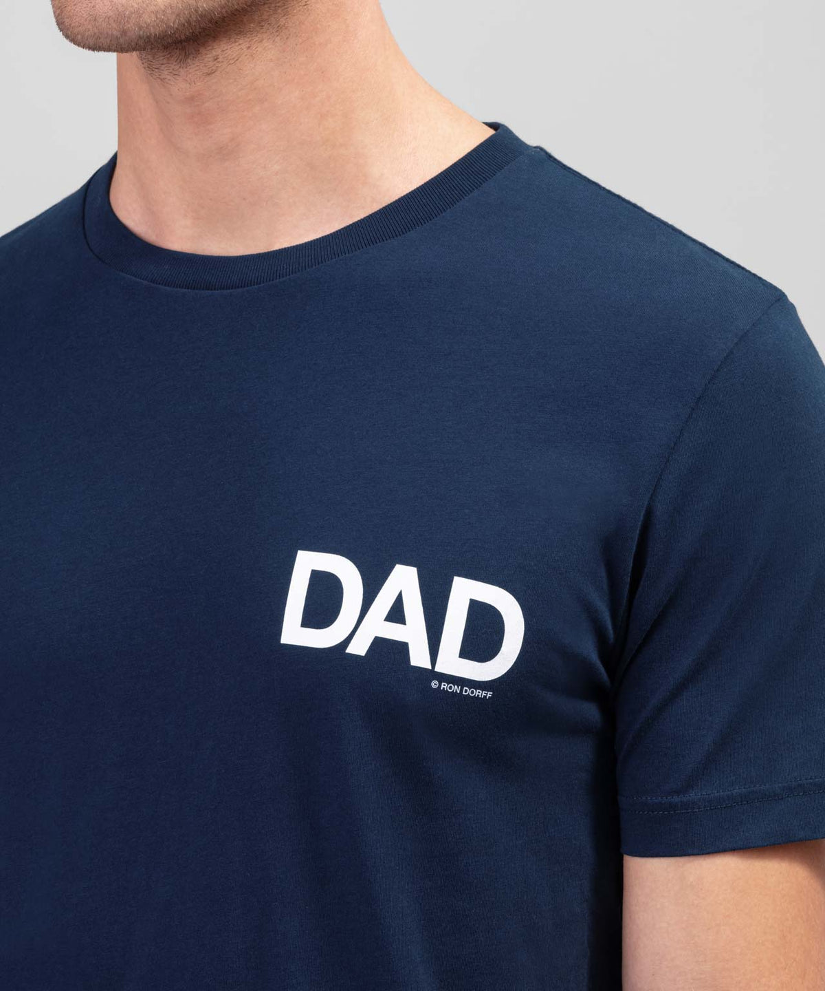 DAD Navy T-Shirt. Ron Dorff