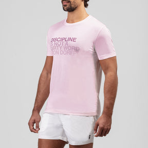 DISCIPLINE Pink T-Shirt. Ron Dorff