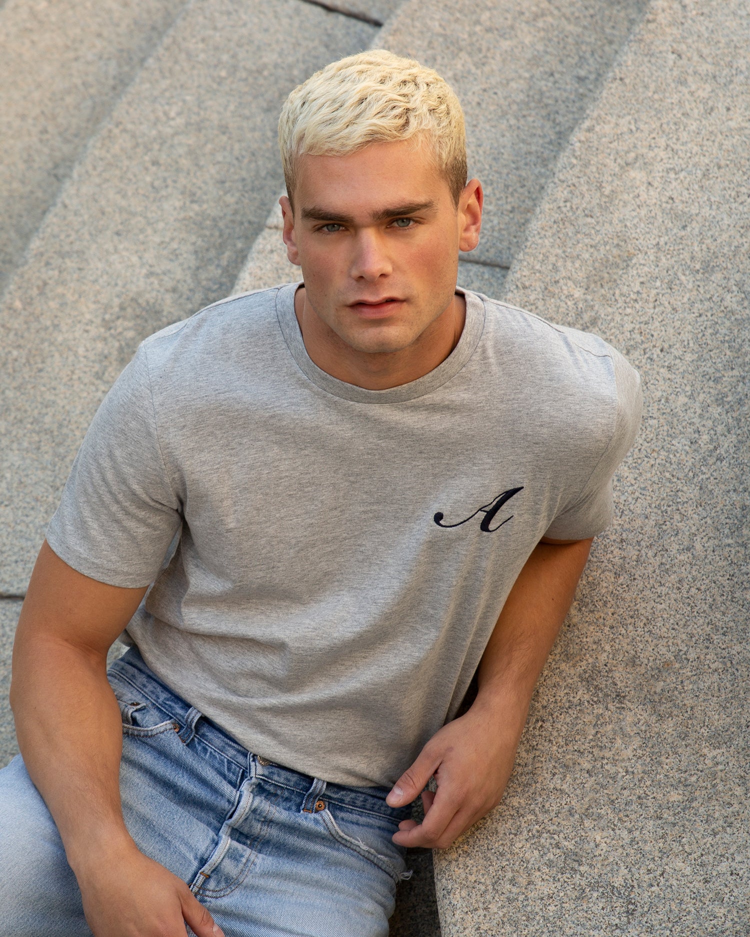 Personalized ANCLADEMAR Grey T-shirt