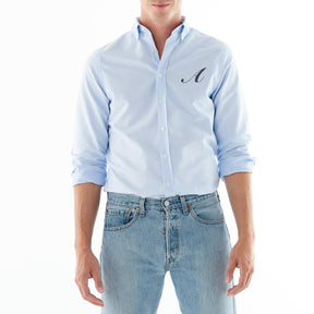 Personalized Blue Oxford Shirt