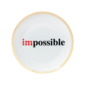 Plato de Porcelana "Impossible"