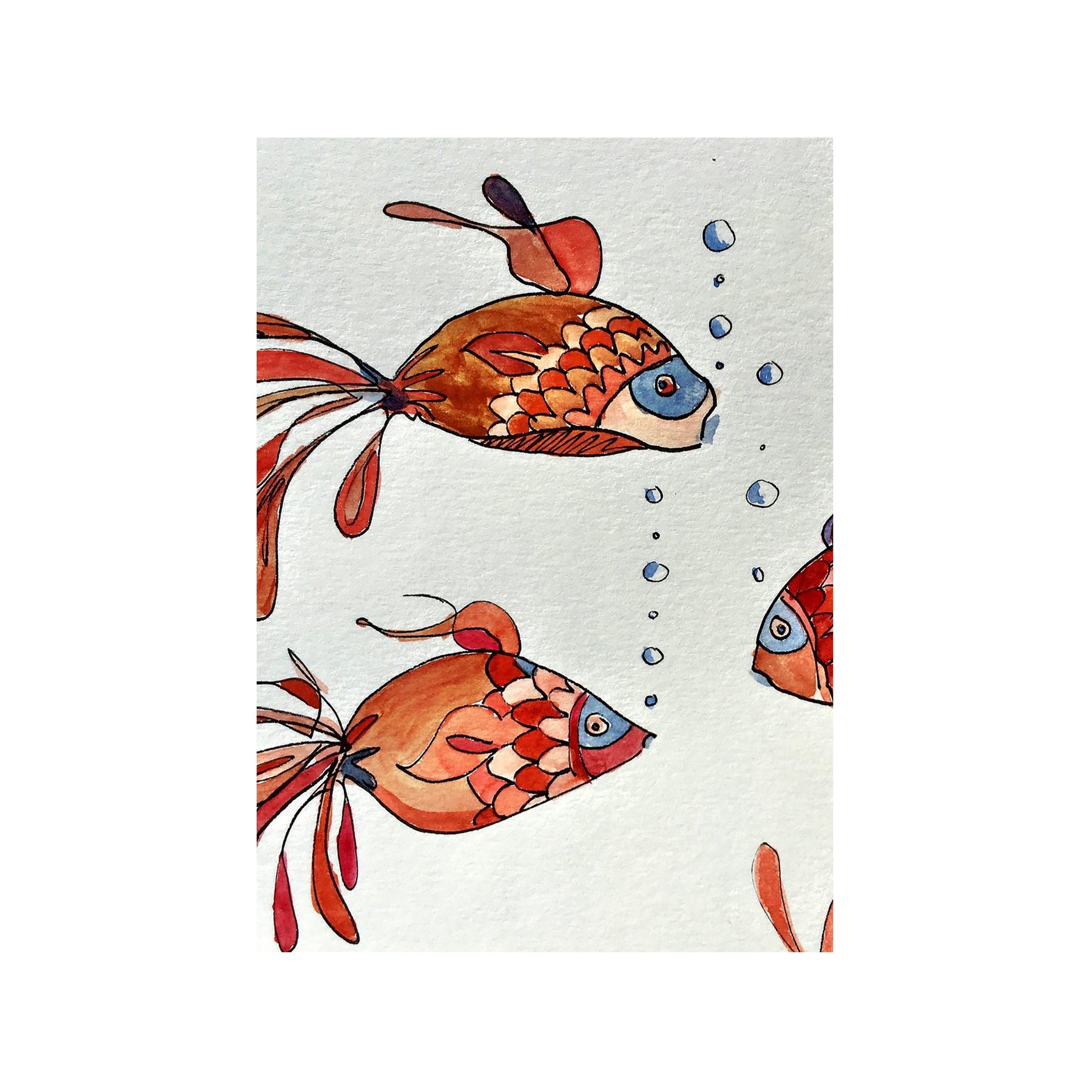 Lucky Fish Notebook by Fran G. Beivide