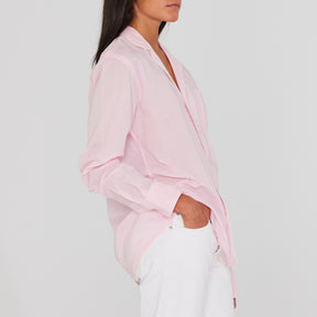Long Sleeve Pink Pyjama Shirt