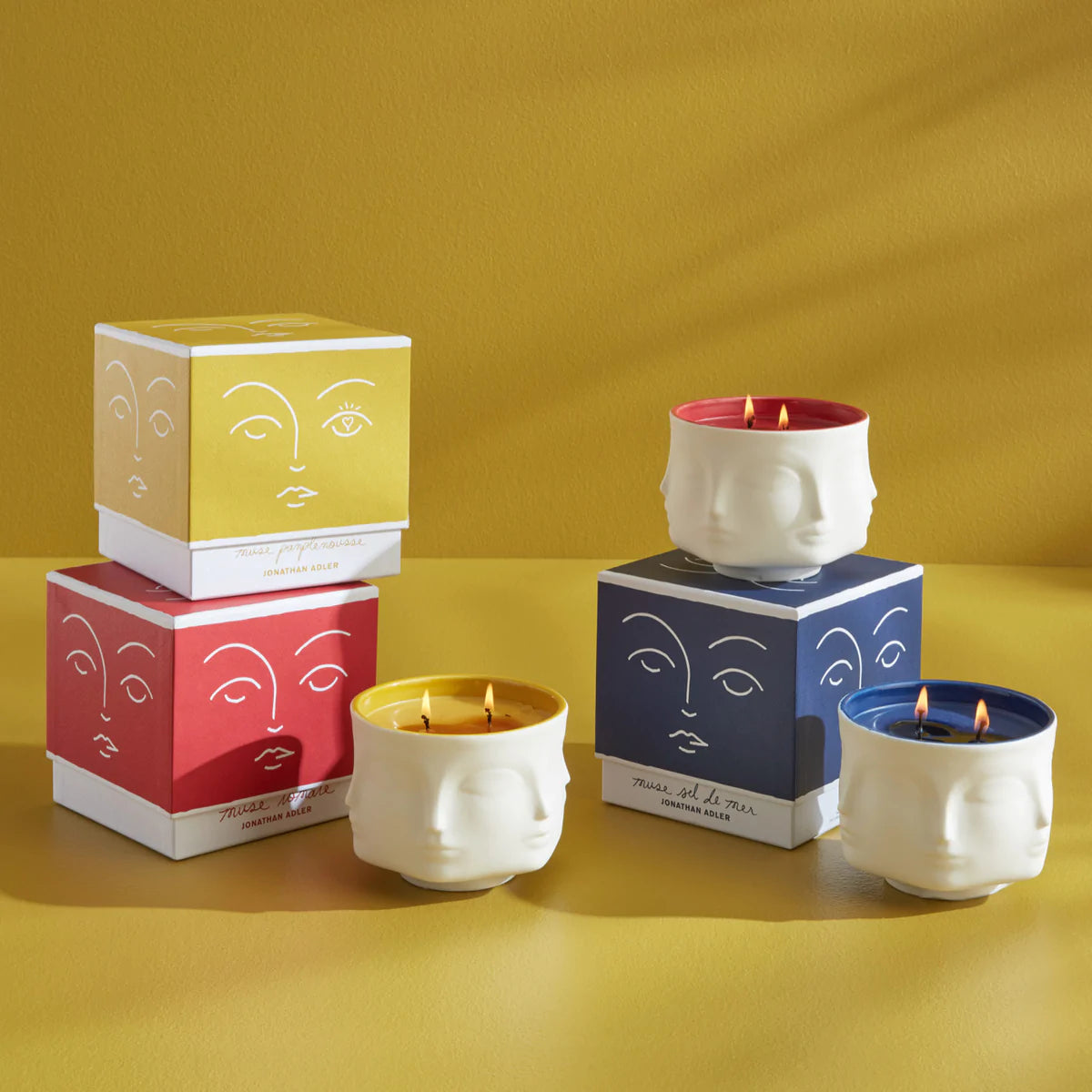 Muse Couleur Pamplemousse Candle. Jonathan Adler