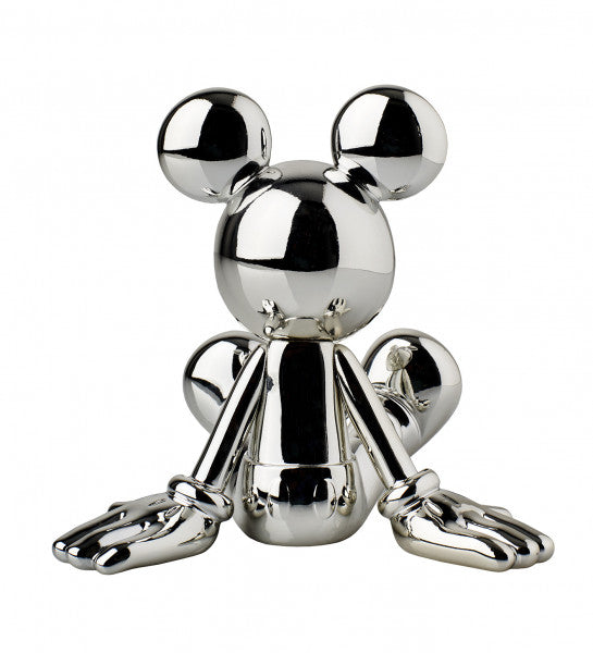 Sitting Mickey x Marcel Wanders. Silver 12 cm