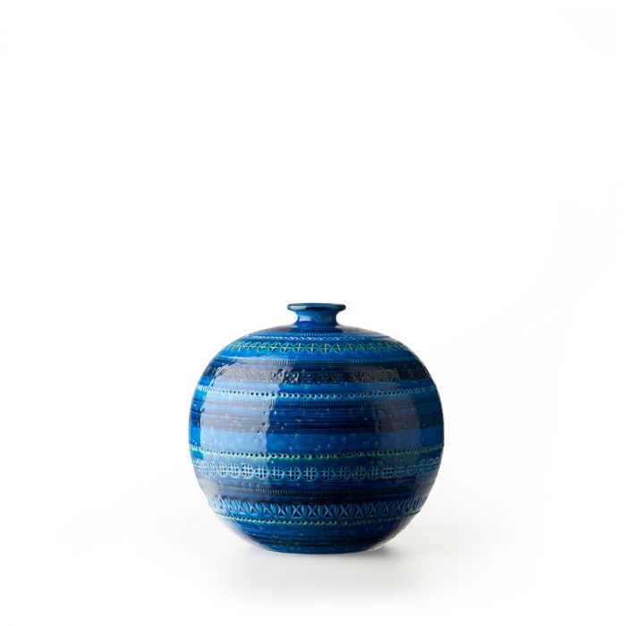 Ceramic Ball Vase. 23 cm